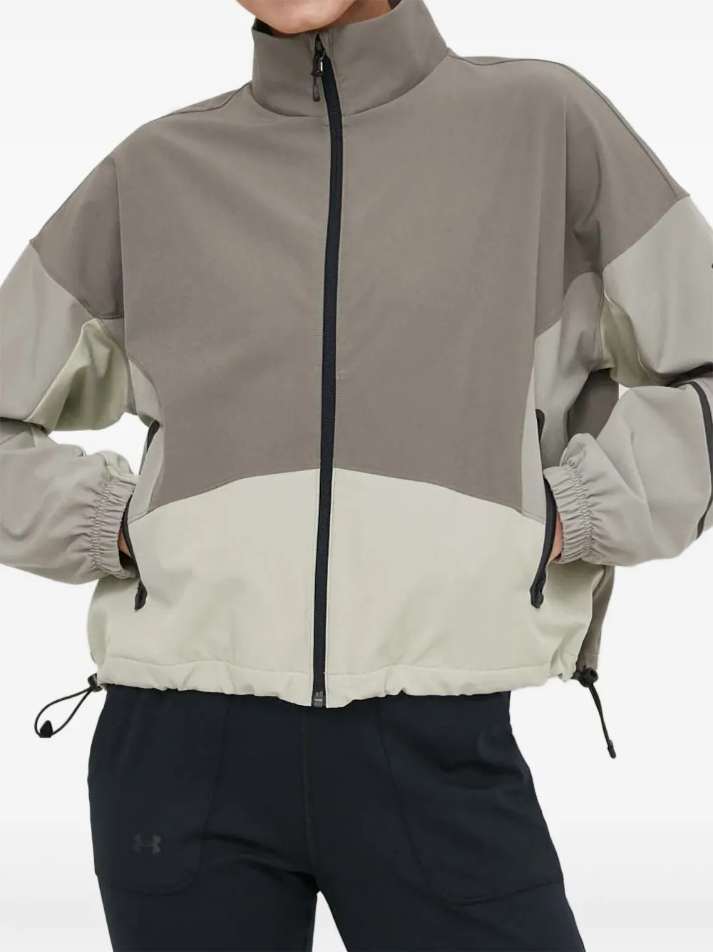 

Куртка на молнии с контрастными вставками Unstoppable Under Armour, коричневый