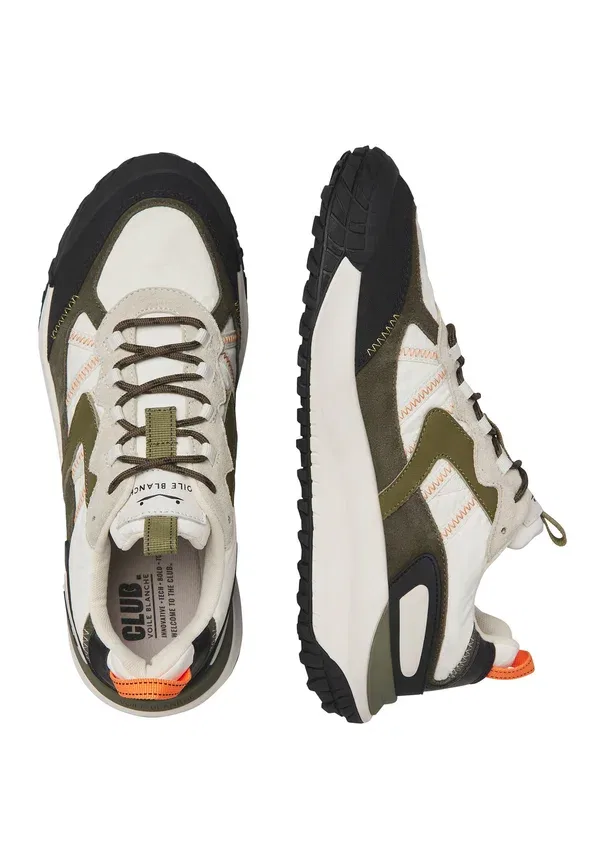 Кроссовки Club act 2 m. trainers Voile Blanche, военно-зеленый-белый-черный — фото 4