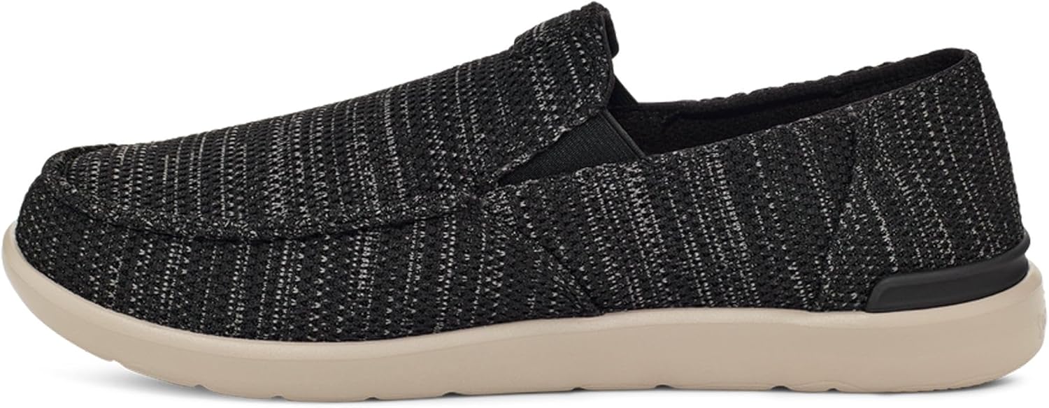 Мужские лоферы Sanuk Tripper Lite 2 Sl Mesh, черный — фото 4