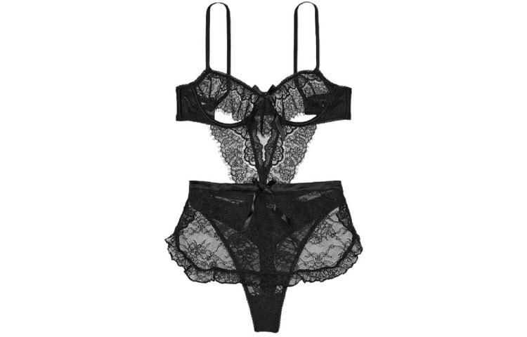 

Женское боди Victoria's Secret, цвет Black