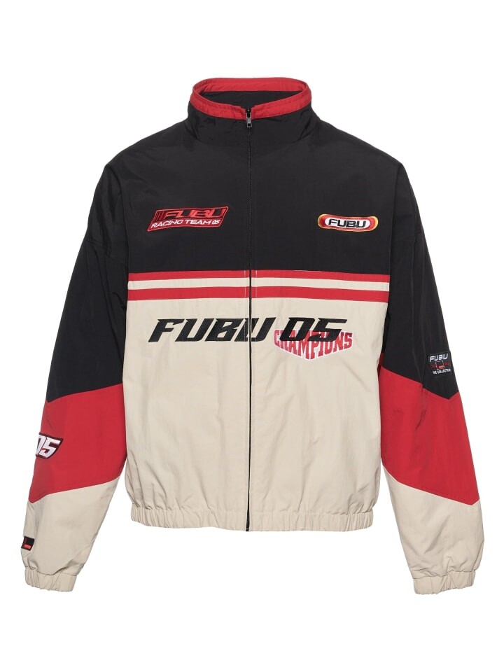 

Куртка FUBU n, цвет creme/black/red