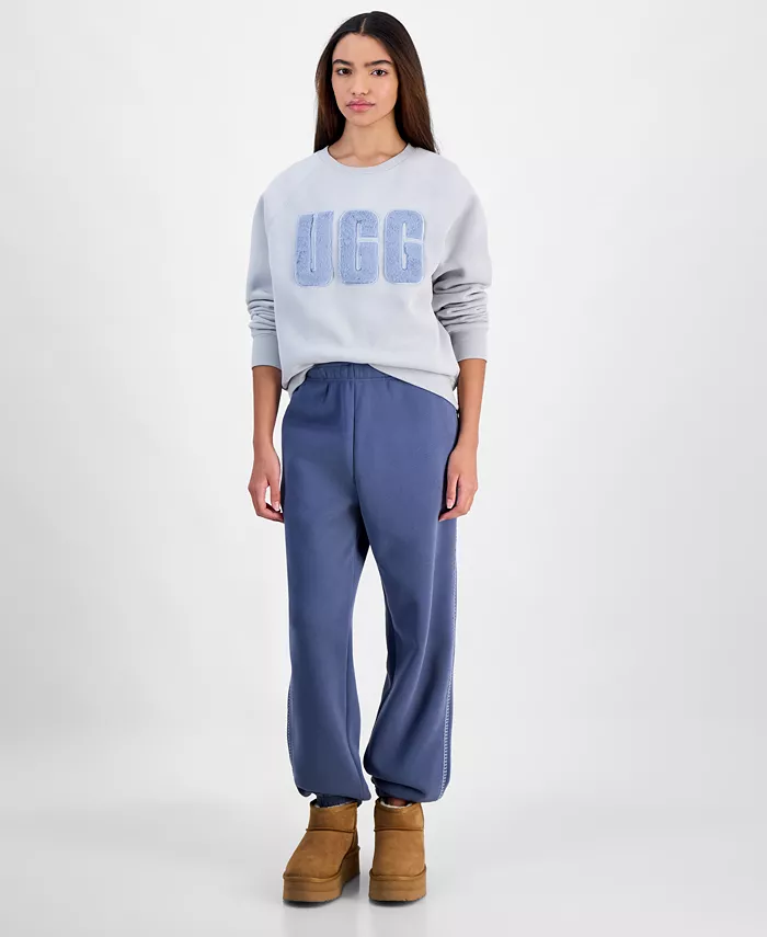

Женские классические флисовые спортивные брюки на резинке UGG®, синий
