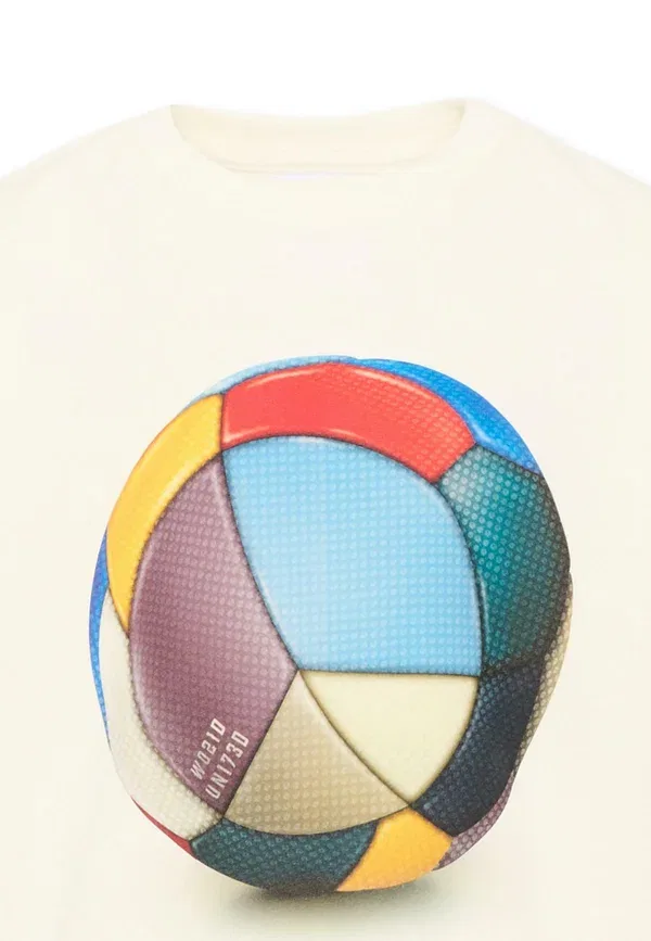 Футболка с принтом Print T-shirt Molo, ivory, слоновая кость — фото 3