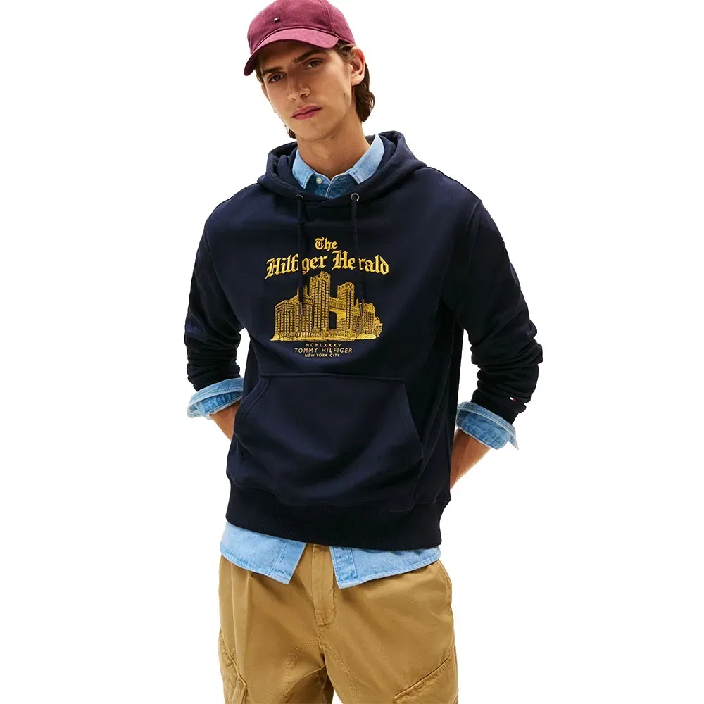 Худи Herald Skyline Tommy Hilfiger, синий