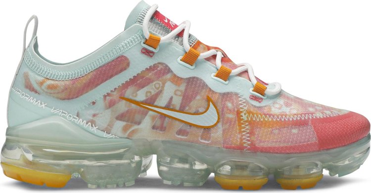 Кроссовки Nike Wmns Air VaporMax 2019 QS 'Teal Tint Ember', бирюзовый - фото