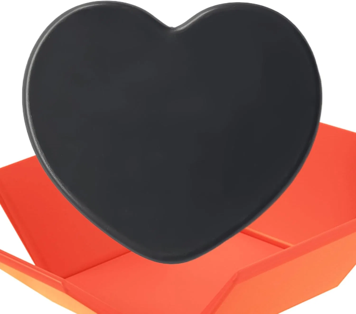 Зеркало ручное Herzform Schwarz Genérico