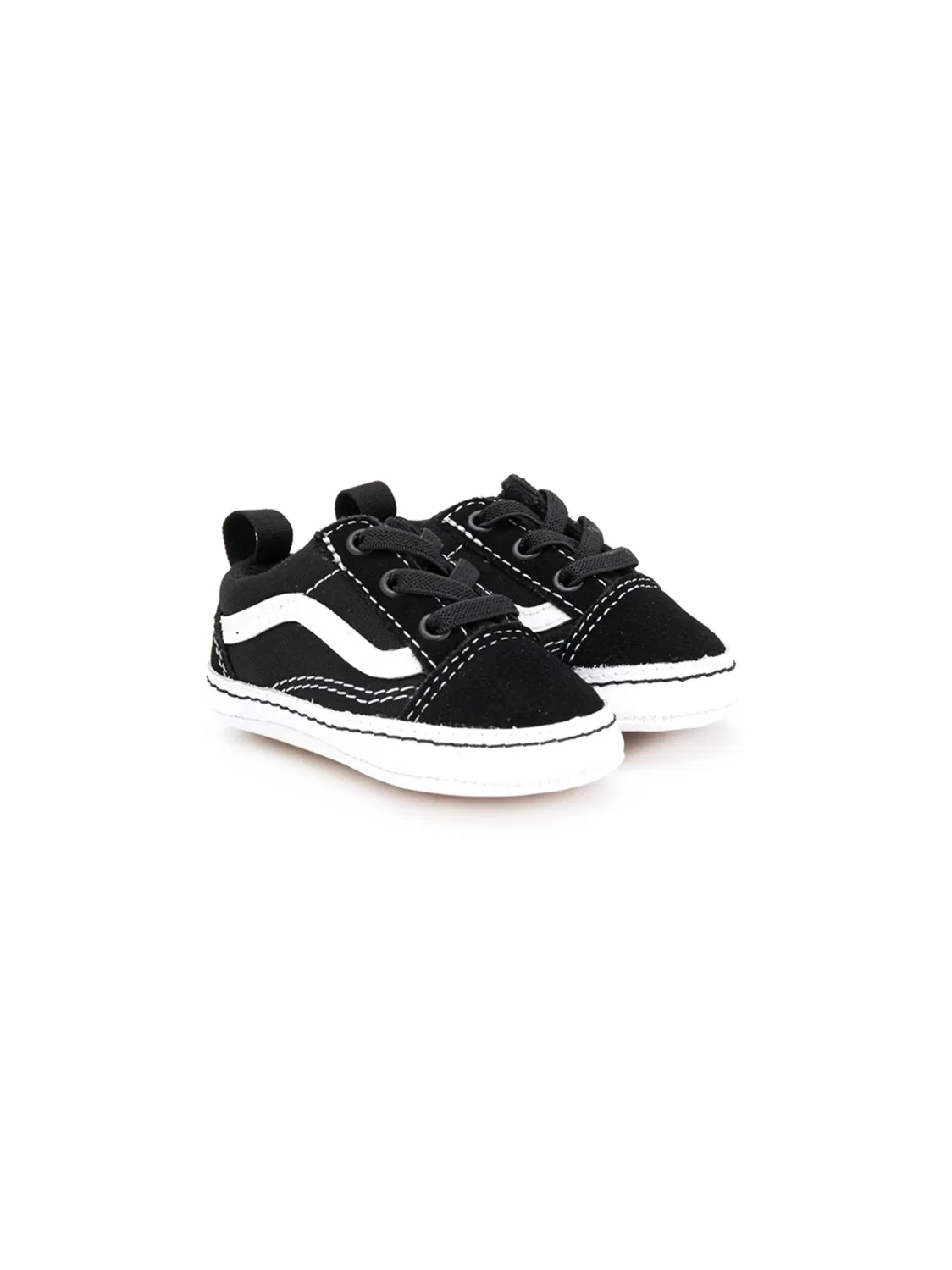 Низкие кроссовки на шнуровке Vans, черный