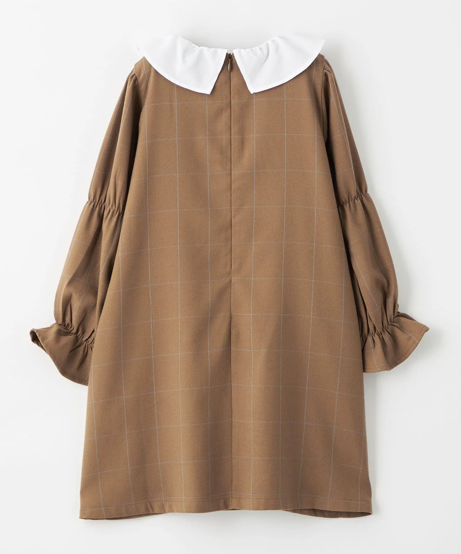Белое клетчатое платье Eri для детей 100-130 см United Arrows Green Label Relaxing, Other 1 — фото 2