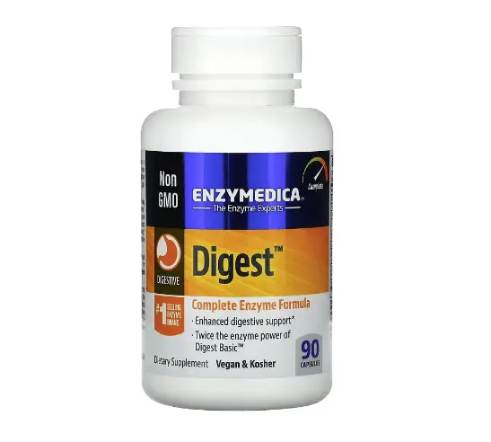 

Формула ферментов Digest Enzymedica, 90 капсул