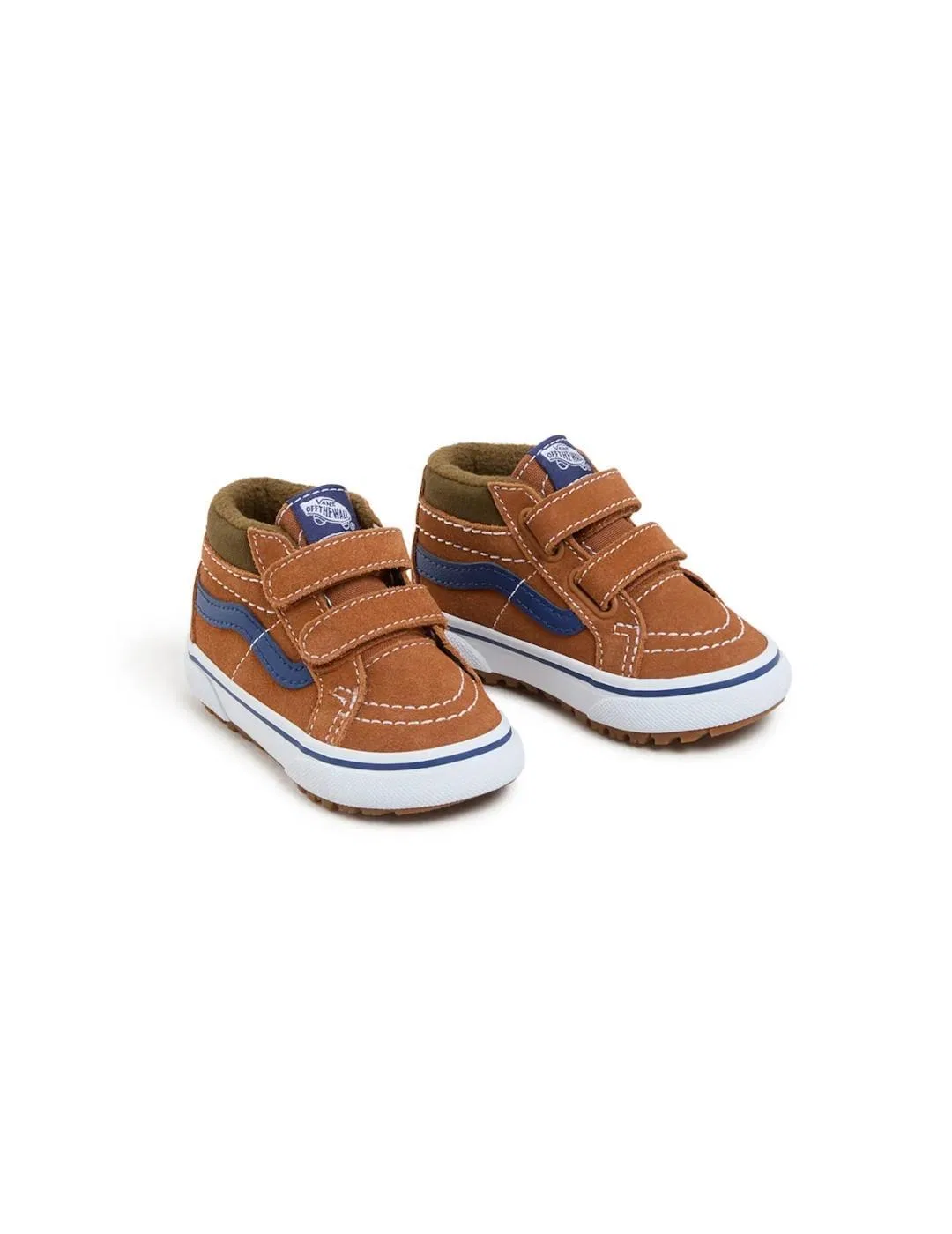 Детские кроссовки для мальчиков MTE Sk8 Mid Reissue Vans, Braun — фото 2