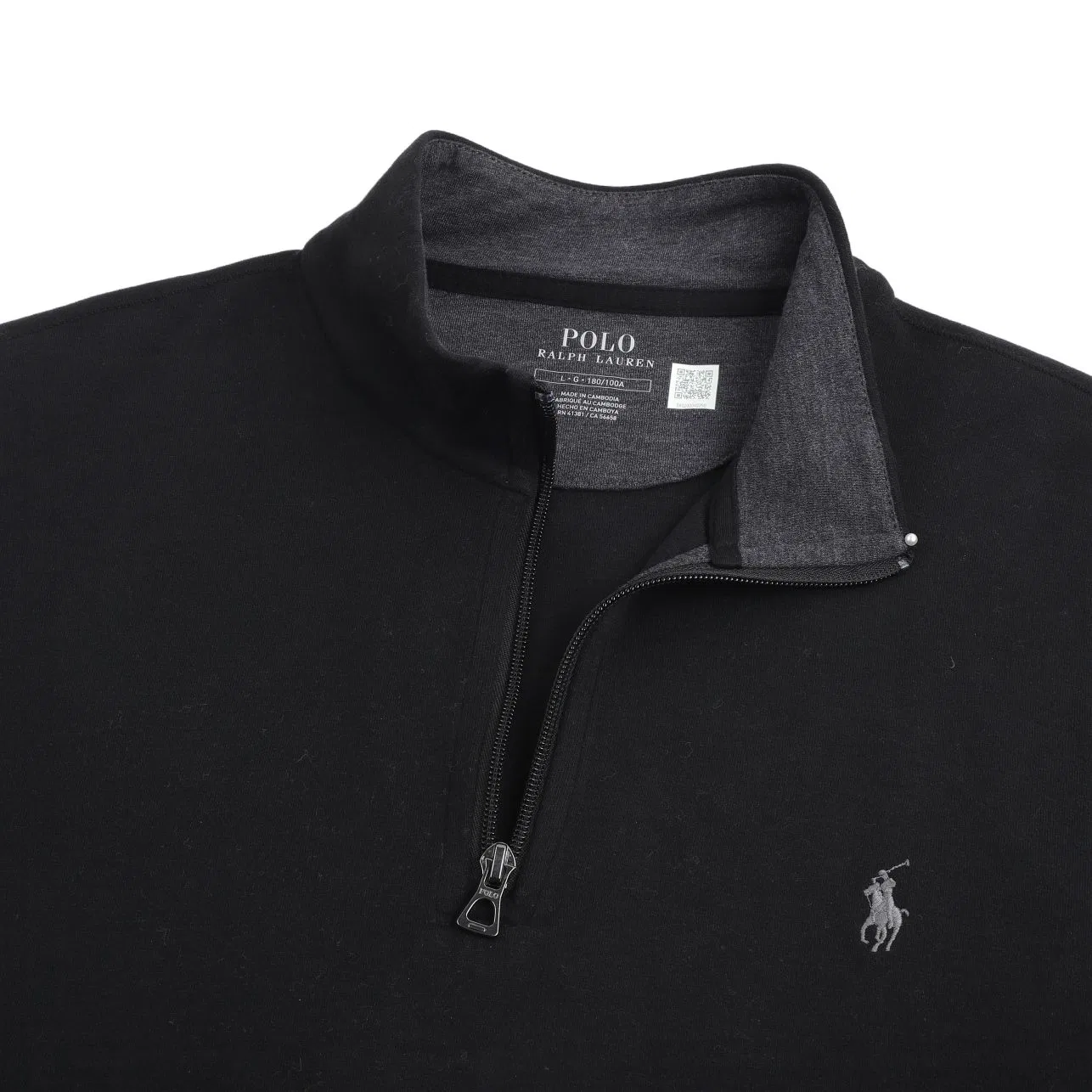 Толстовка мужская FW25 Polo Ralph Lauren, Black — фото 4