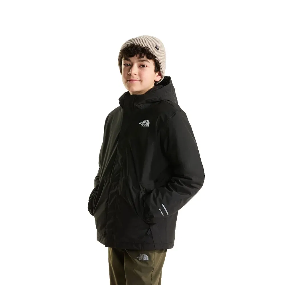 Детская непромокаемая куртка с утеплителем The north face, Black