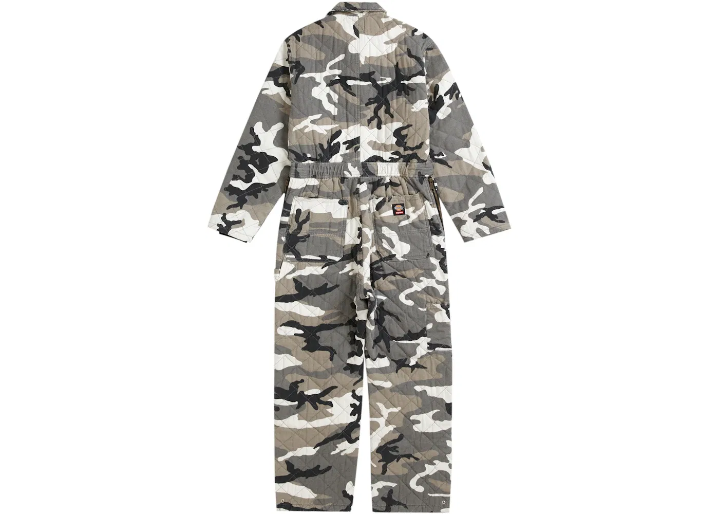 Мужской комбинезон с принтом Coverall Supreme, Grey Camo — фото 2