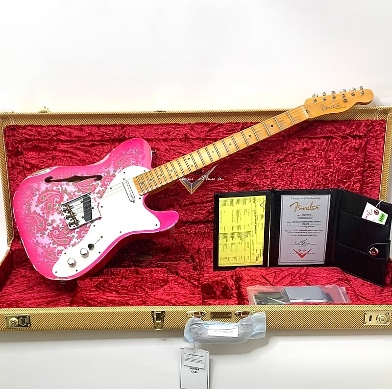 

Fender Custom Shop 50's Thinline Relic Pink Paisley