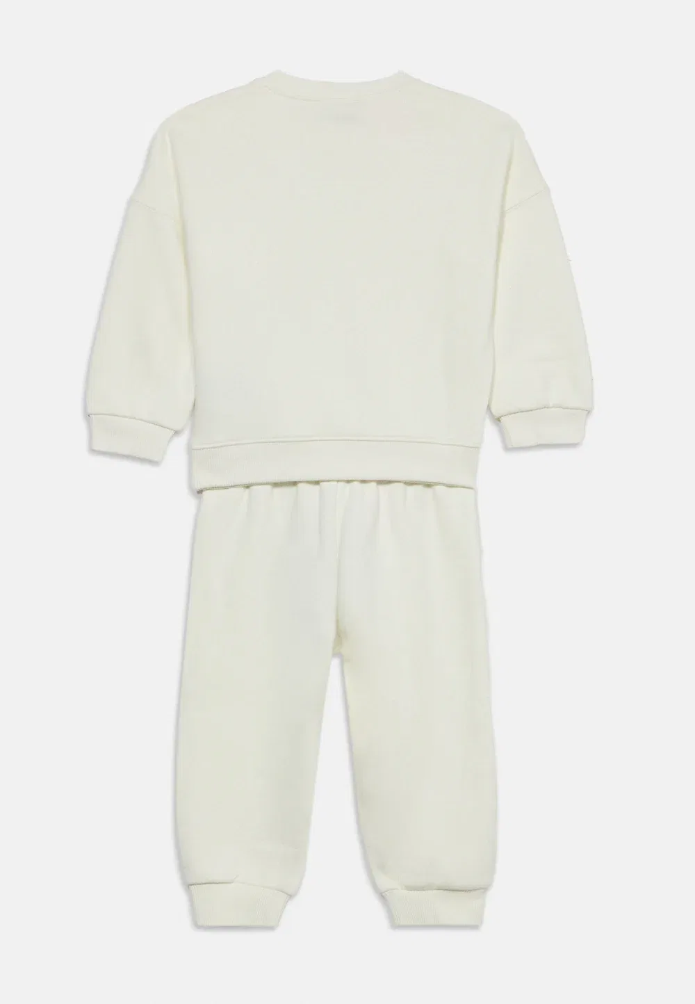 Детский спортивный костюм унисекс с цветочным принтом Adidas Originals, Off-White — фото 2