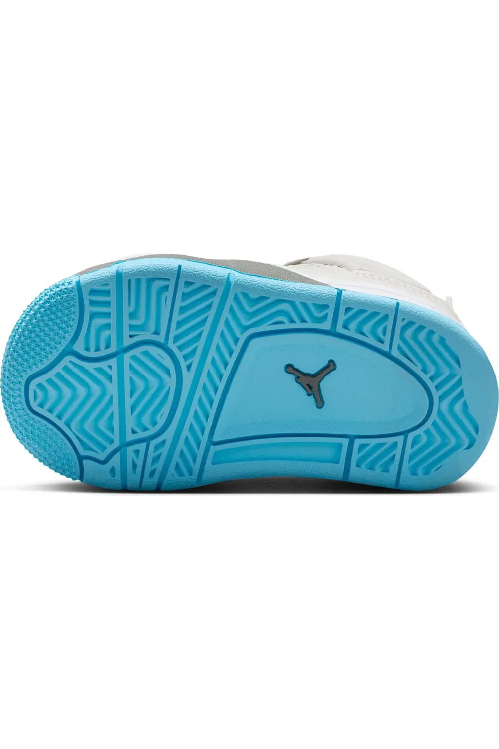 Детские кроссовки баскетбольные ретро Air Jordan 4 Retro Jordan, Photon Dust/Blue Chill — фото 4