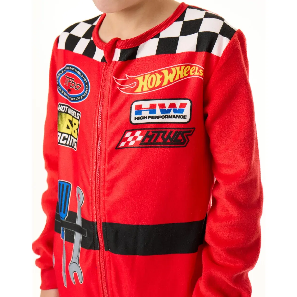 Детский комбинезон для мальчиков Pit Crew Style Hot Wheels, Red — фото 4