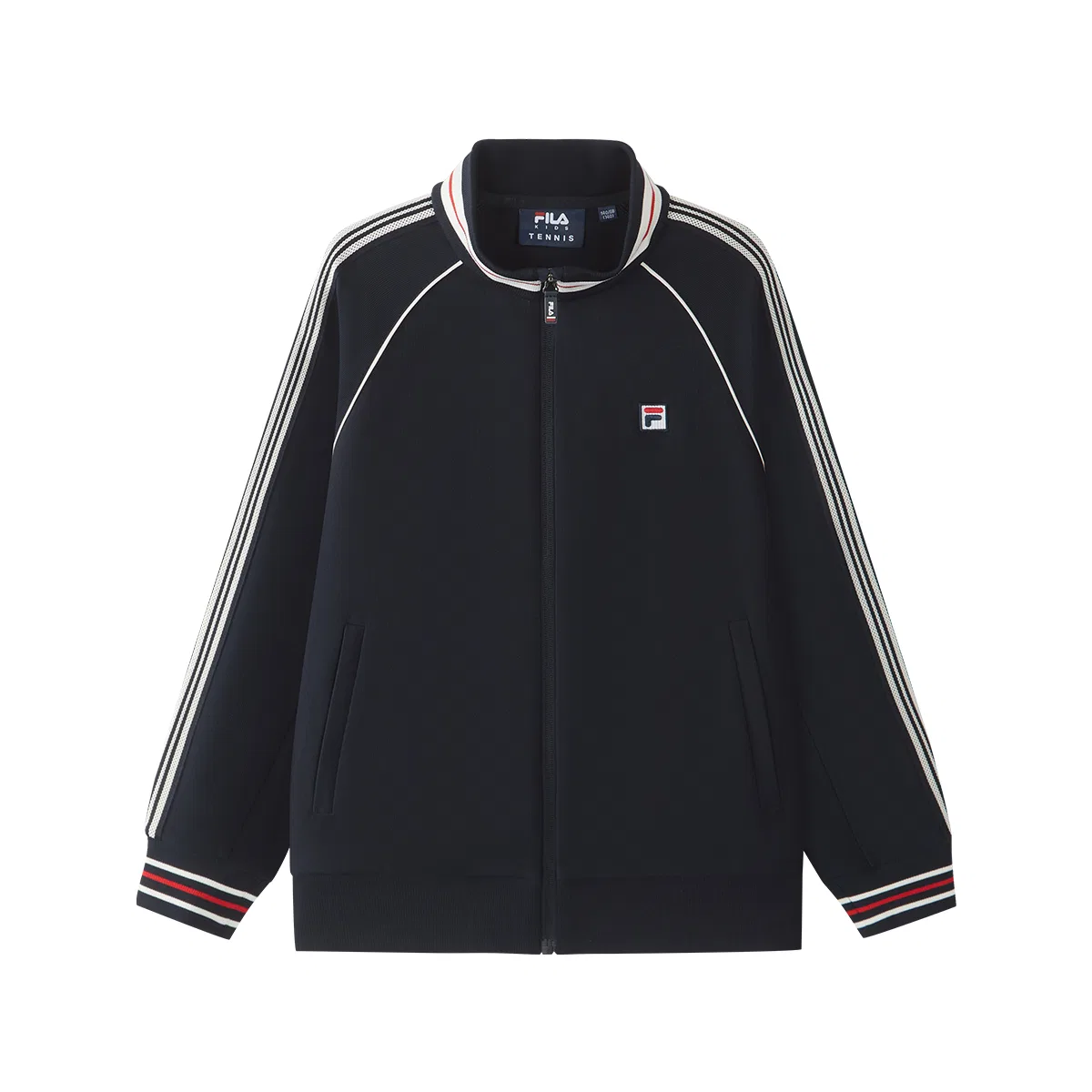 Детская куртка с воротником-стойкой средней растяжимости FILA KIDS, RD Royal Blue