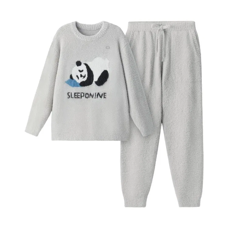 Детский комплект пижам BANANA IN, Godlike Panda-Cloud Gray