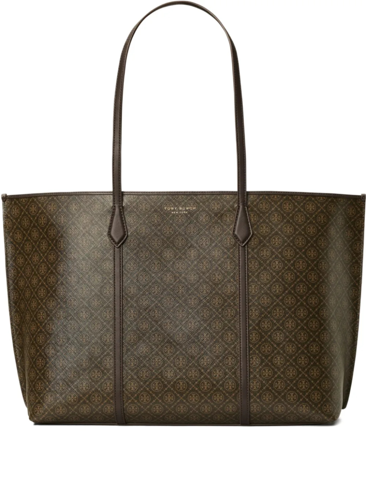 

Сумка-шоппер с логотипом Perry Tory Burch, коричневый
