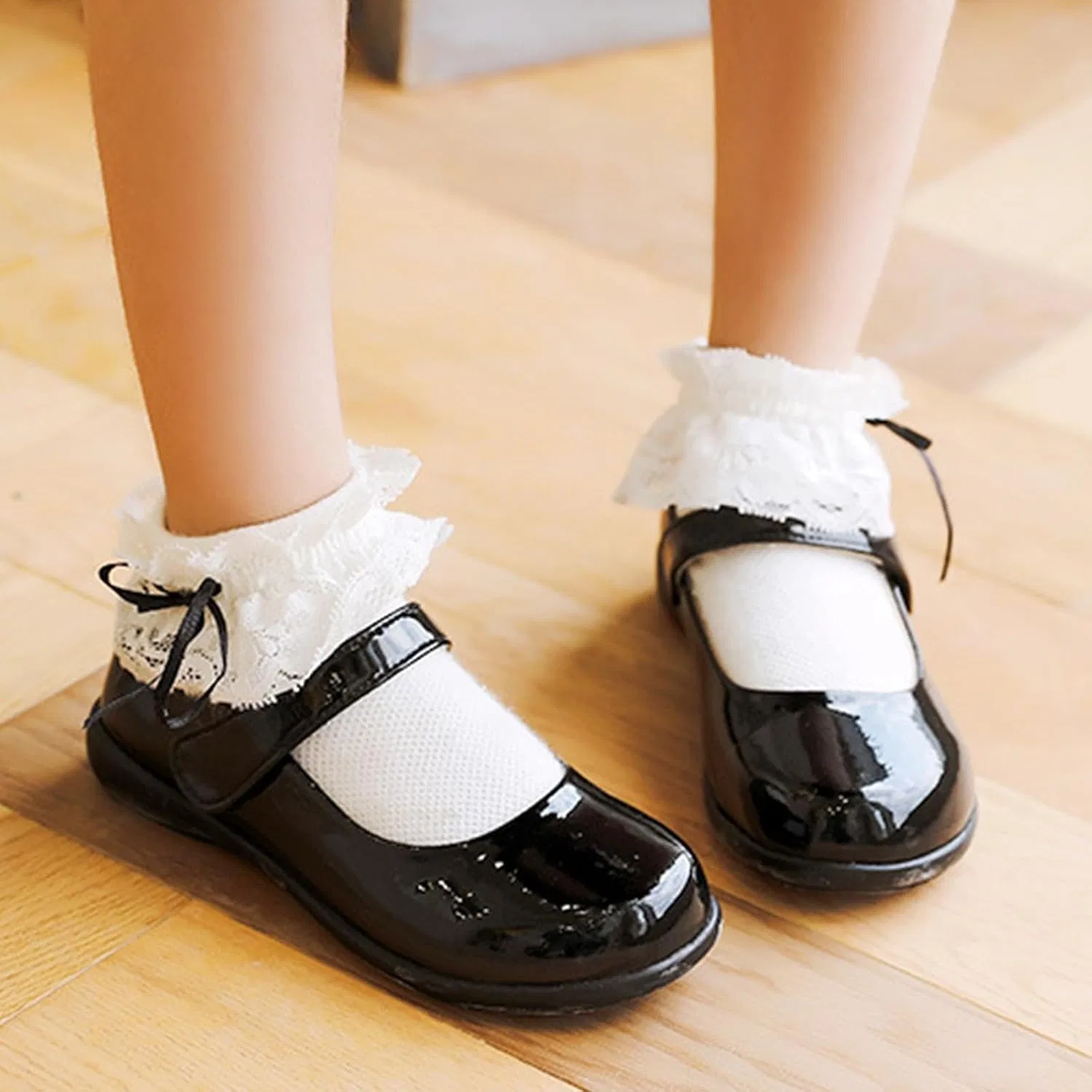Детские кроссовки для девочек с удобной колодкой, Black — фото 2