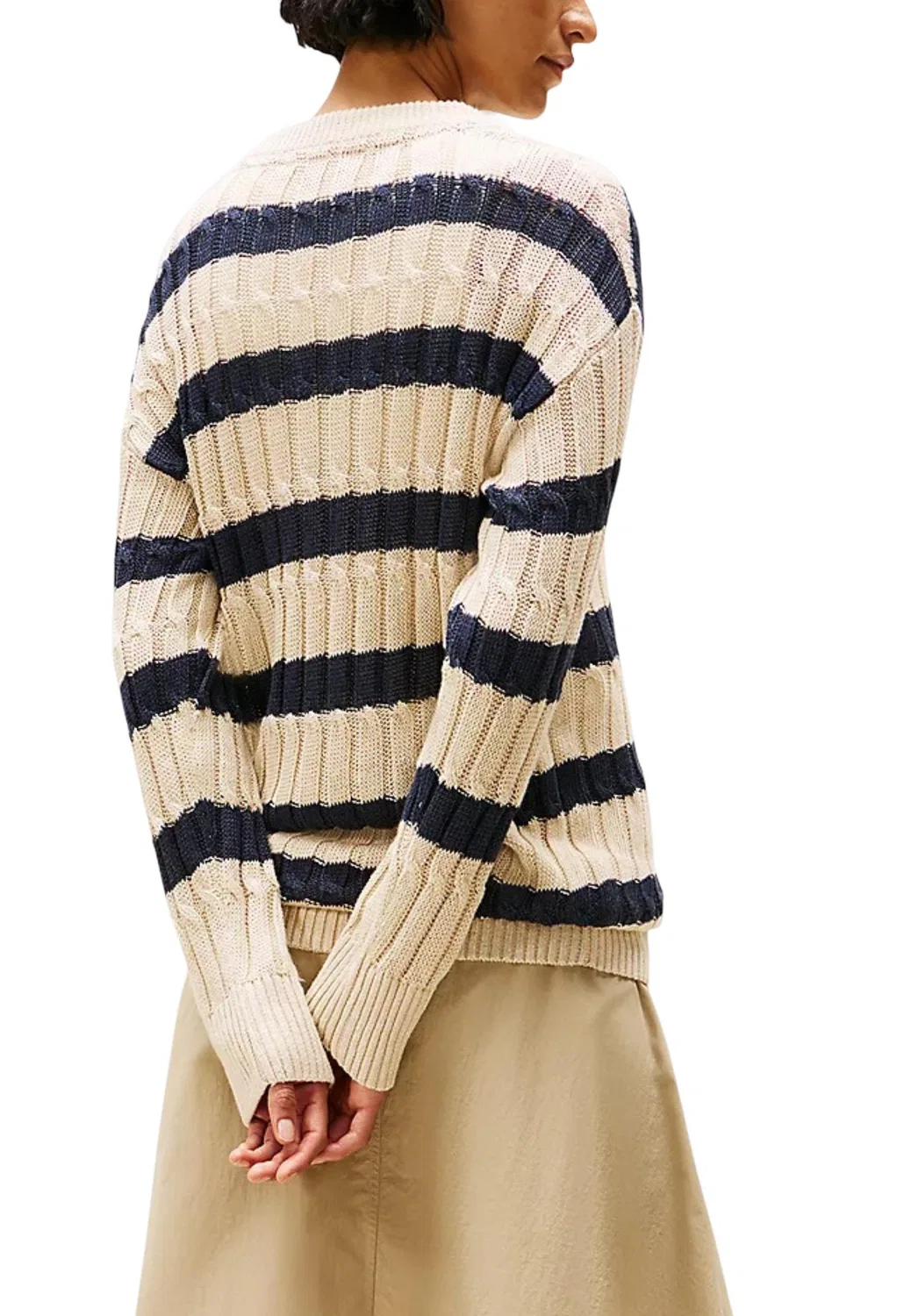 Женский свитер с длинным рукавом Tommy Hilfiger, Beige — фото 2