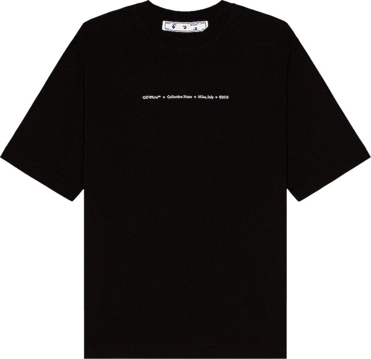 

Футболка Off-White Marker Skate Tee 'Black/Multicolor', черный