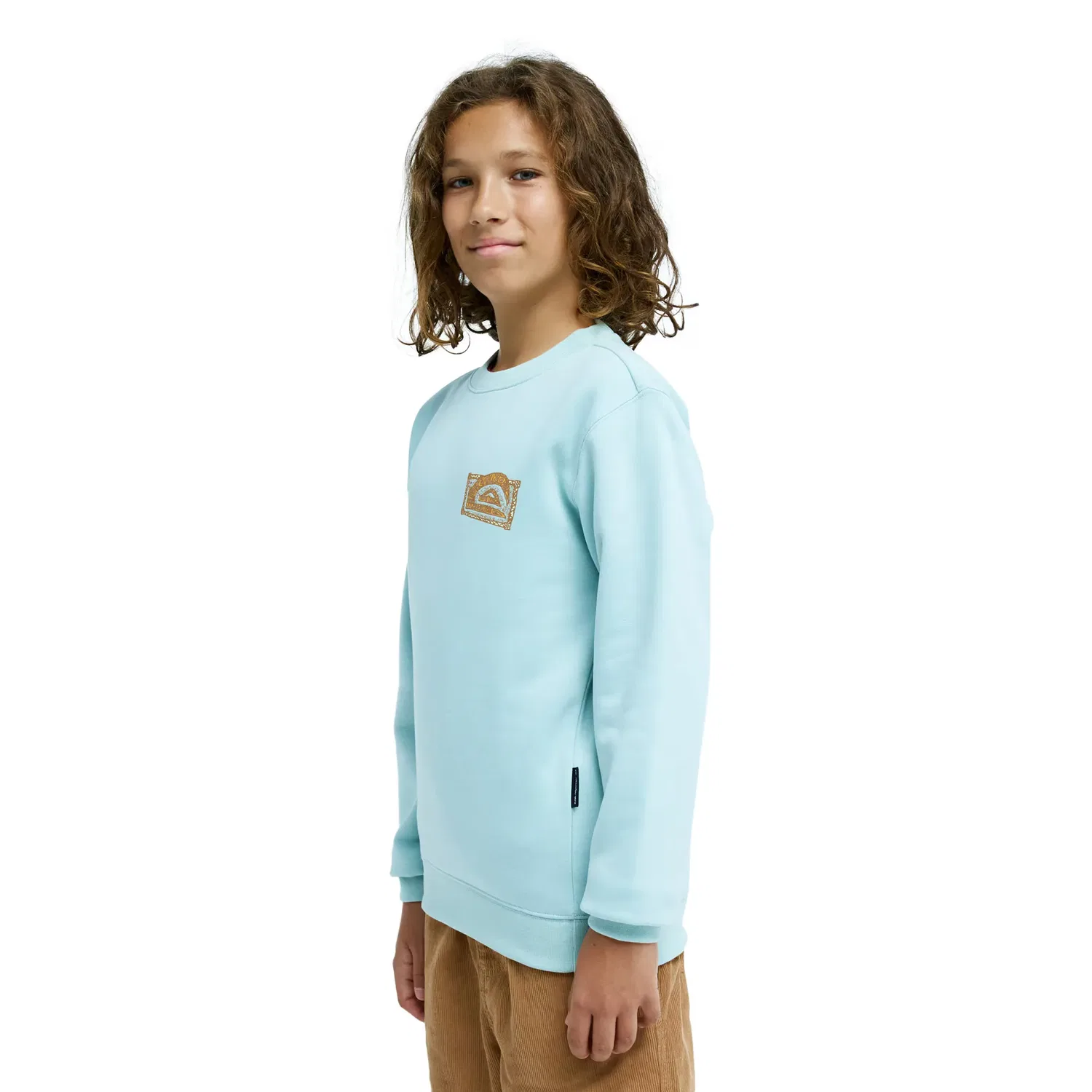 Детская кофта с принтом Quiksilver, Azul — фото 3
