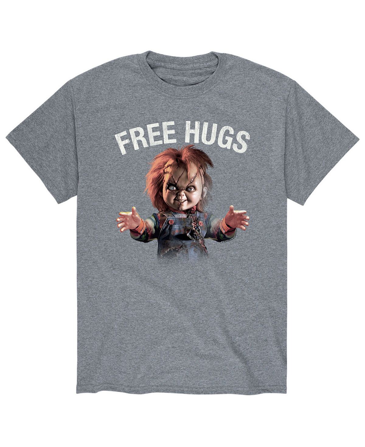 

Мужская футболка chucky free hugs AIRWAVES, серый