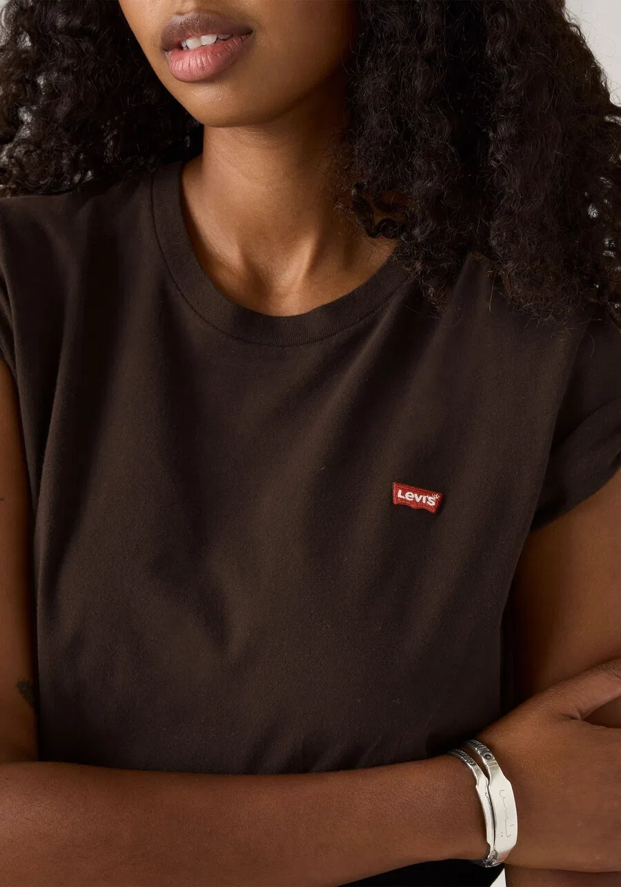Футболка LEVI'S шоколадного цвета — фото 2
