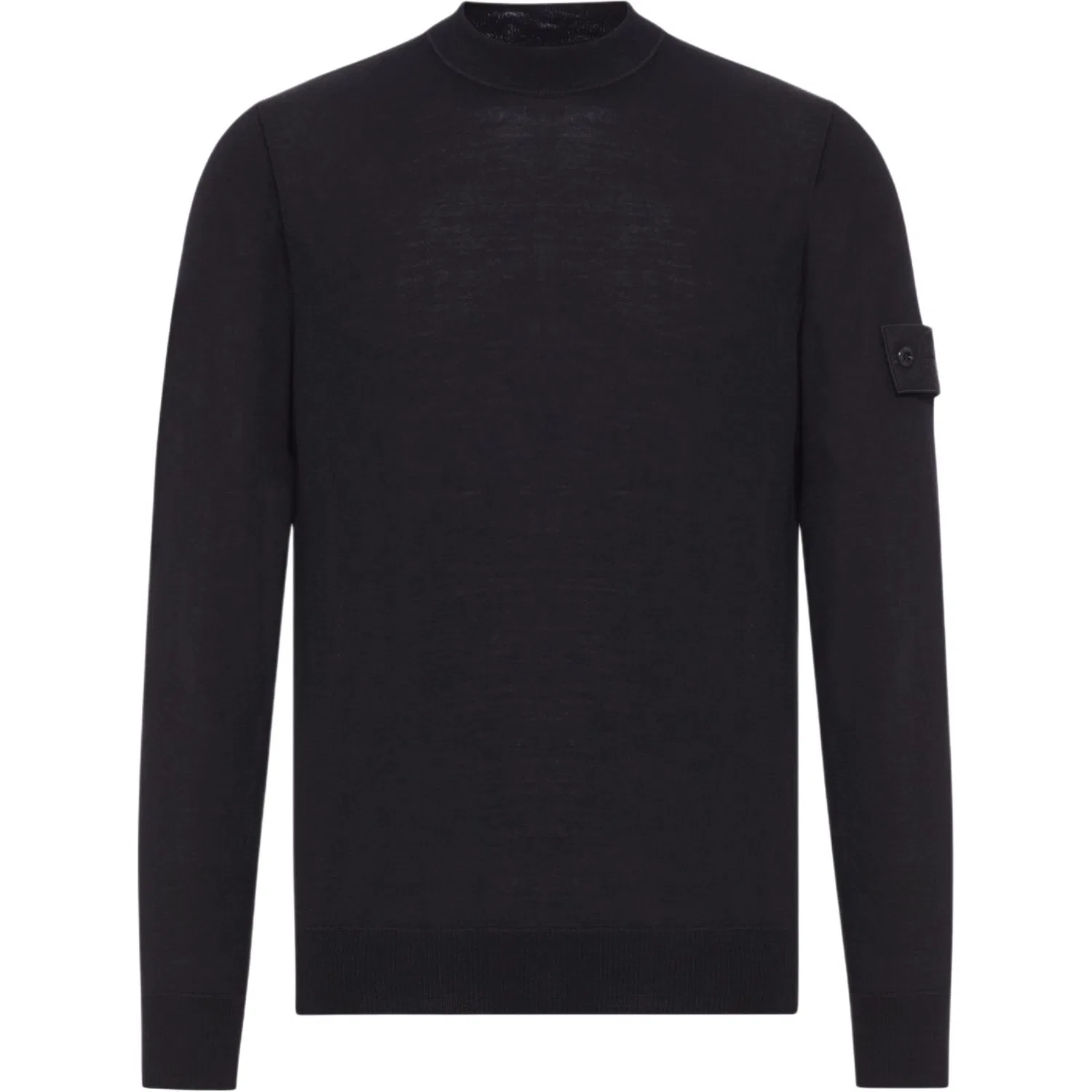 Мужской свитер с патчем-компасом Compass Patch Crewneck Jumper STONE ISLAND, Black