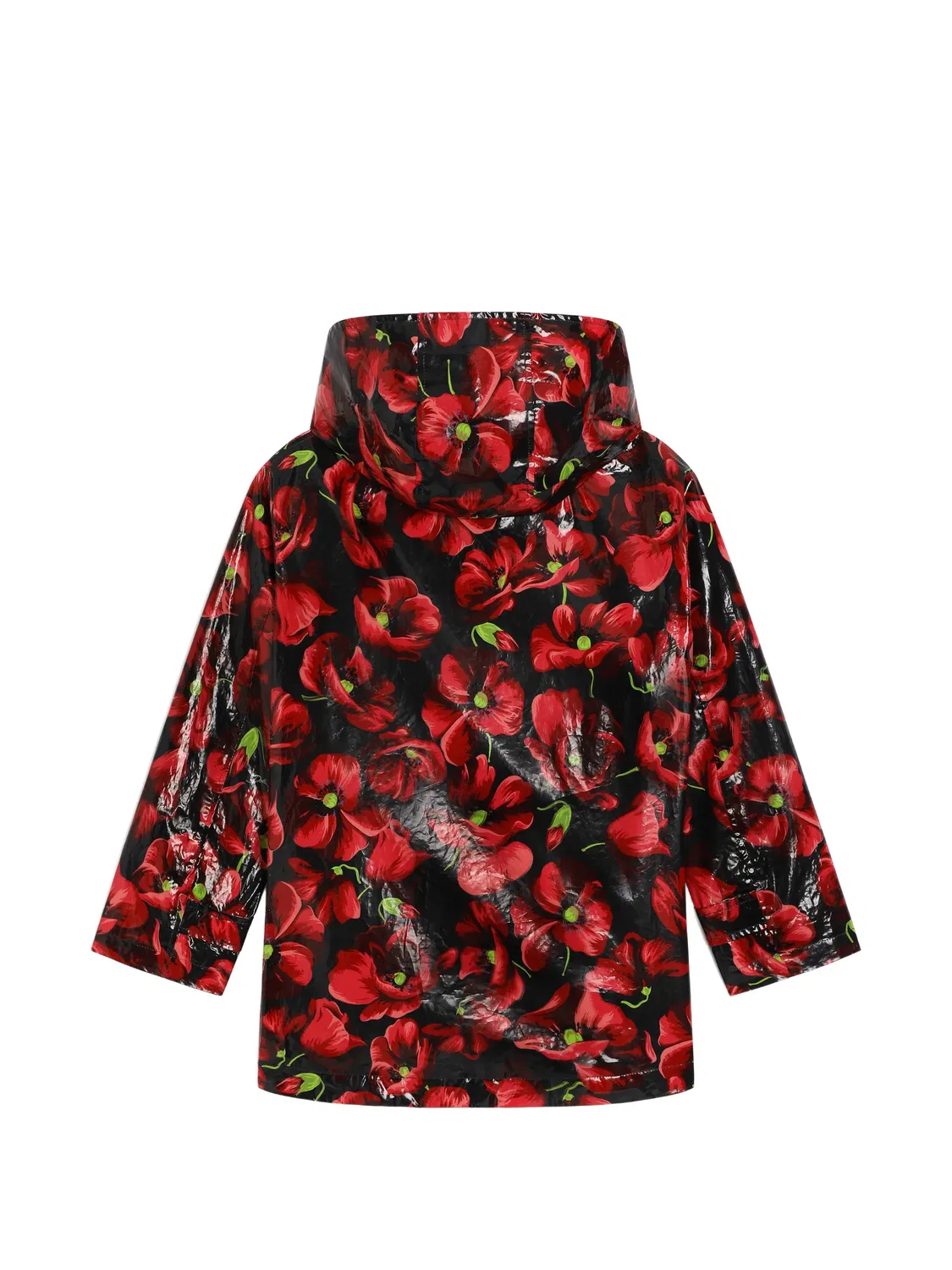 Тренч с принтом Dolce & Gabbana Kids, синий — фото 2