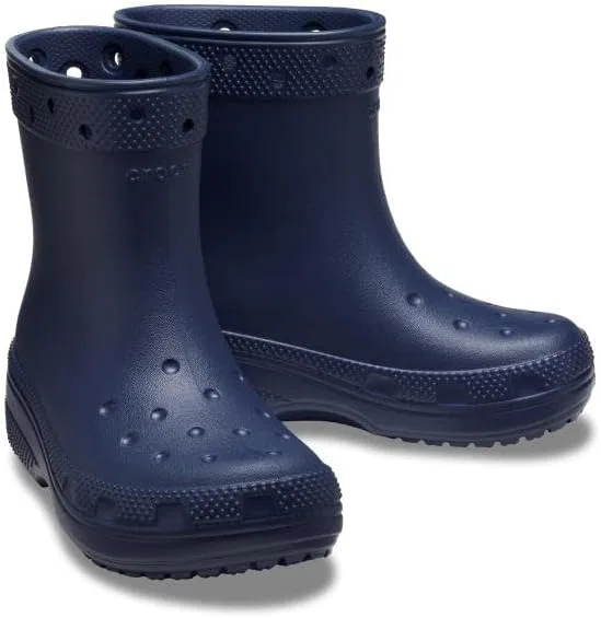 Детские резиновые сапоги Classic Rain Boots Crocs, Navy Blue — фото 4
