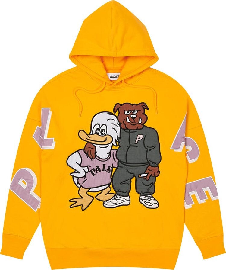 

Толстовка Palace Dog And Duck Drop Shoulder Hood 'Yellow', желтый