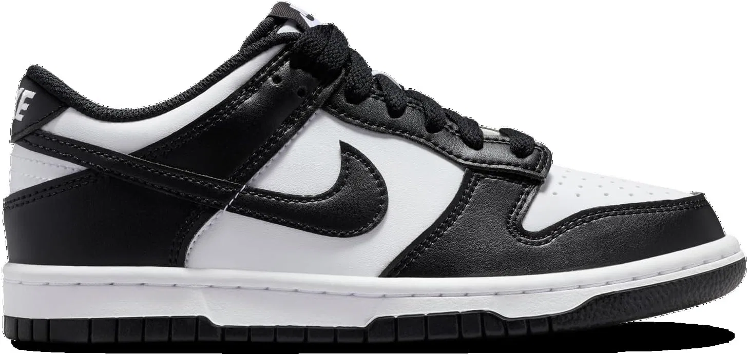 Детские кроссовки для мальчиков Nike Dunk Low N White/Black/White, White/Black/White