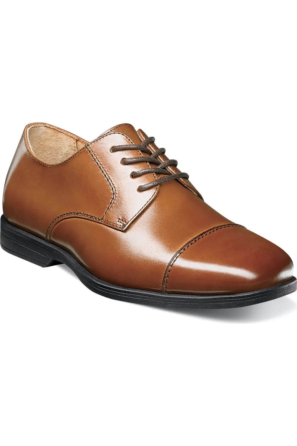 Детские туфли дерби с квадратным носком Reveal Florsheim, Cognac