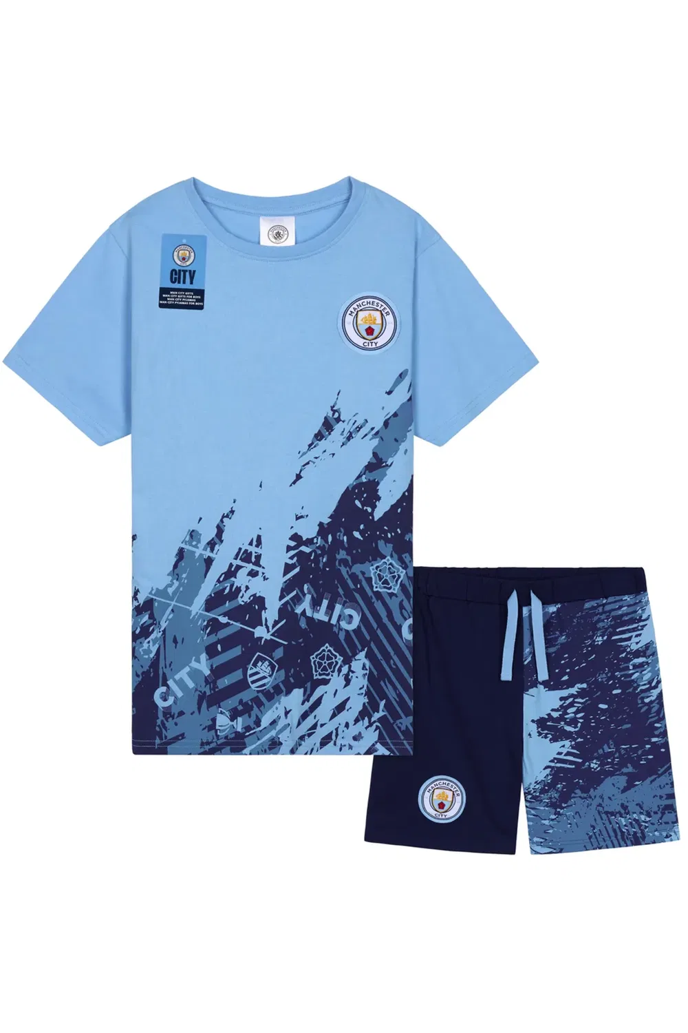 Пижамный комплект с шортами Manchester City Fc, Blue