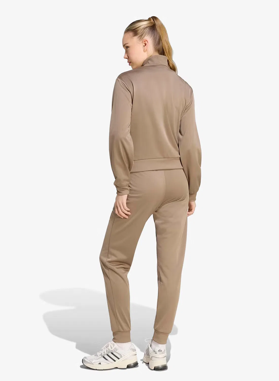 Спортивный костюм уютный Essential Feel Cozy Adidas, хаки — фото 2