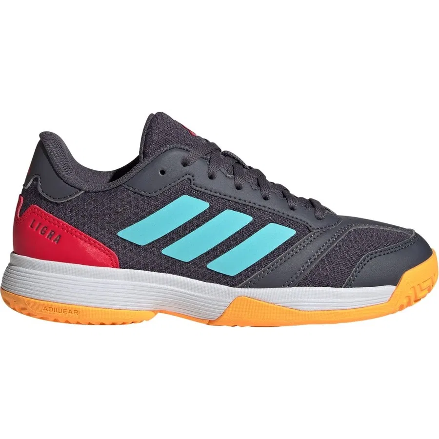 Кроссовки для зала Ligra 8 Kids adidas, Бело-черный