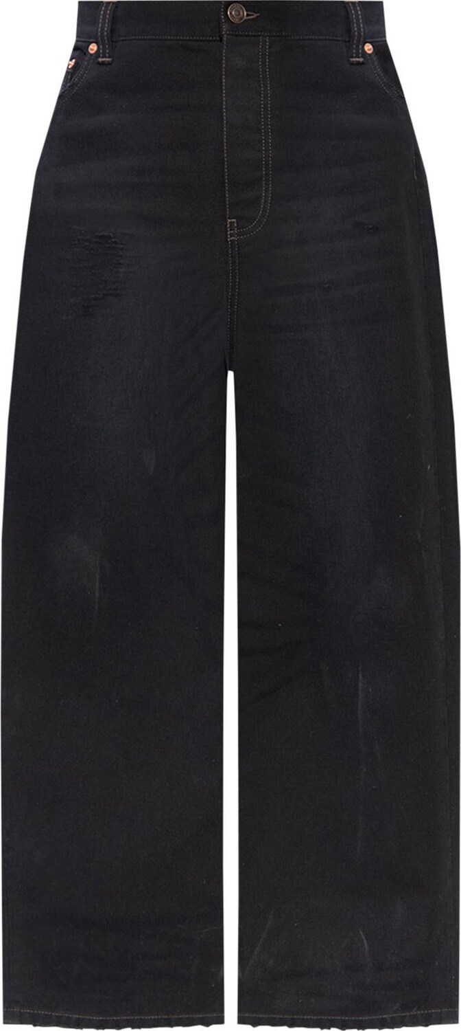 

Джинсы Balenciaga Large Baggy Jeans 'Matte Black', черный