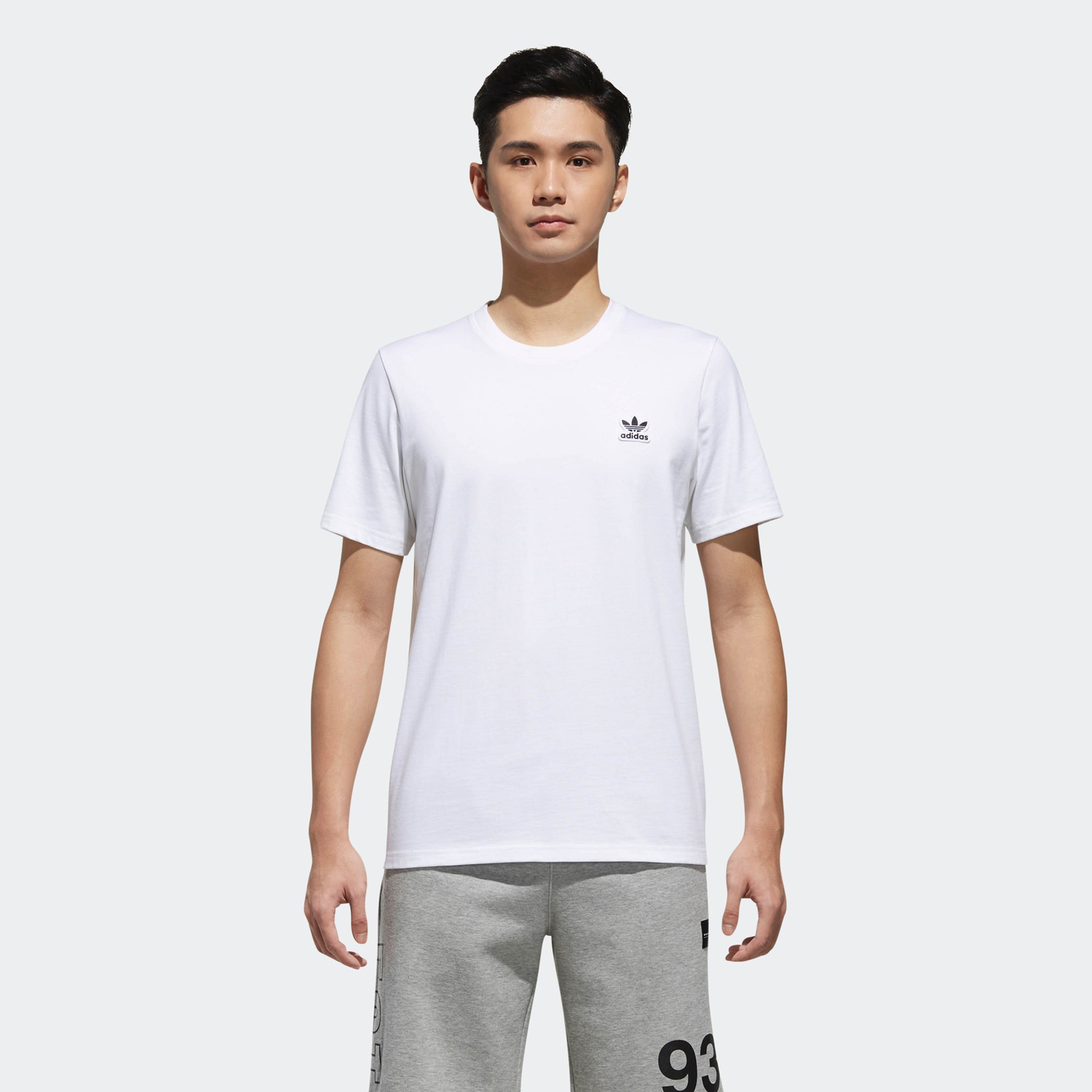 Футболка Adidas Originals Wappen, белый — фото 2