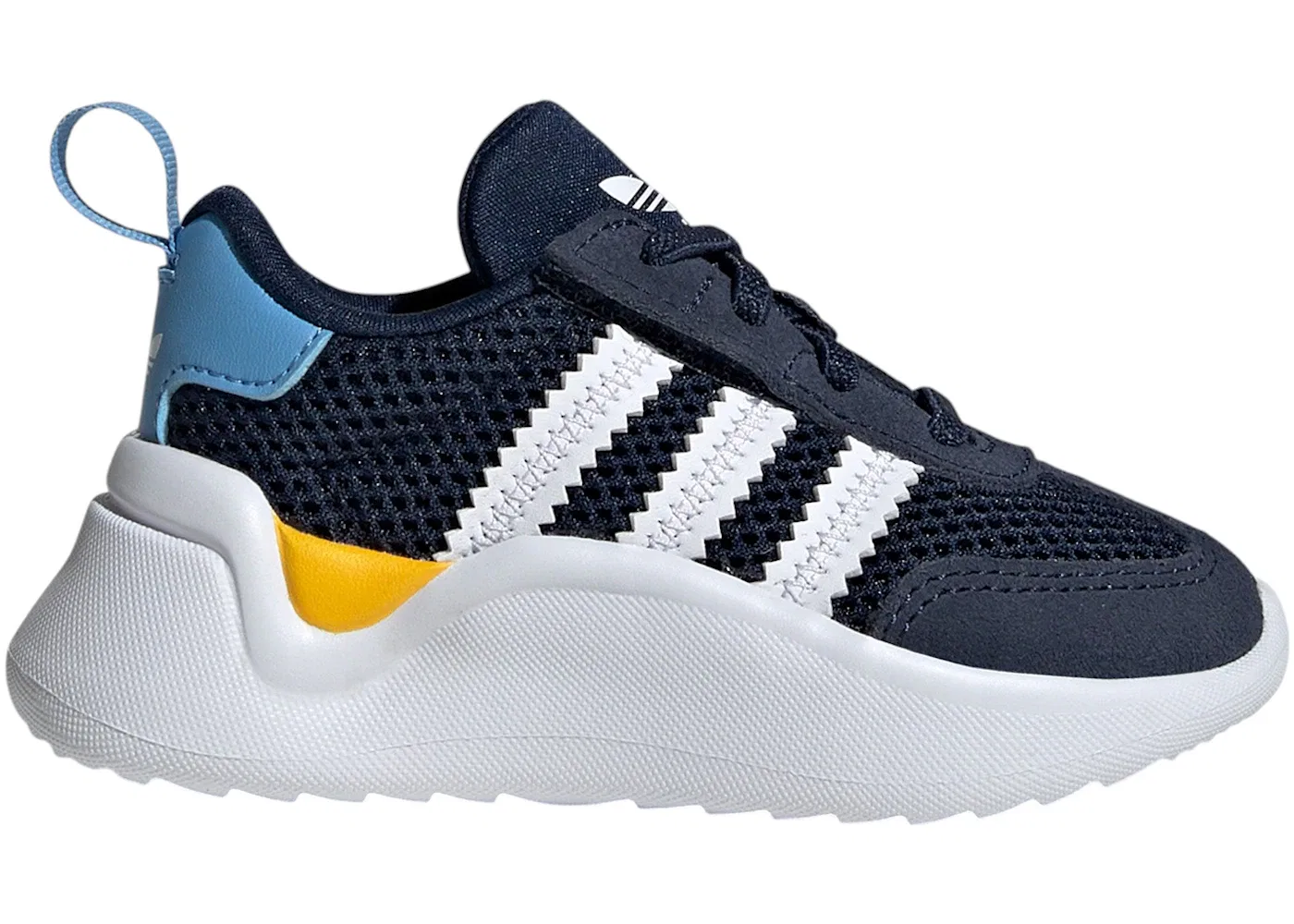 Детские кроссовки Lifestyle Adidas adiFOM 70s Comfort Closure, Night Indigo/Cloud White/Light Blue