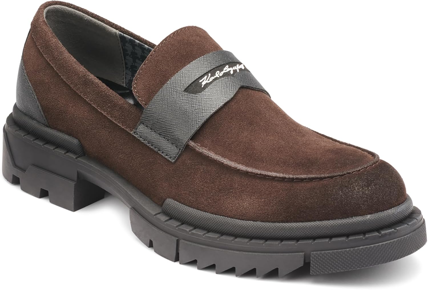 

Мужские слипоны-пенни лоферы Karl Lagerfeld Paris, темно-коричневый