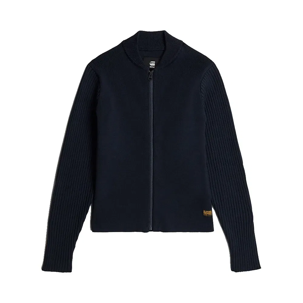 Свитер Hybrid Baseball full zip G-Star, синий — фото 3