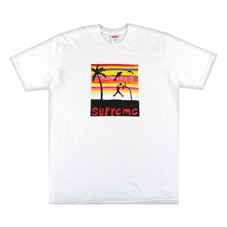 Футболка Supreme Dunk Tee 'White', белый - фото