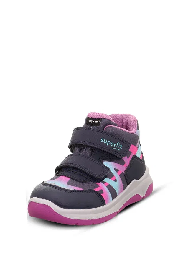 Детские ботинки для девочек с узором Cooper Superfit, Lilac — фото 2