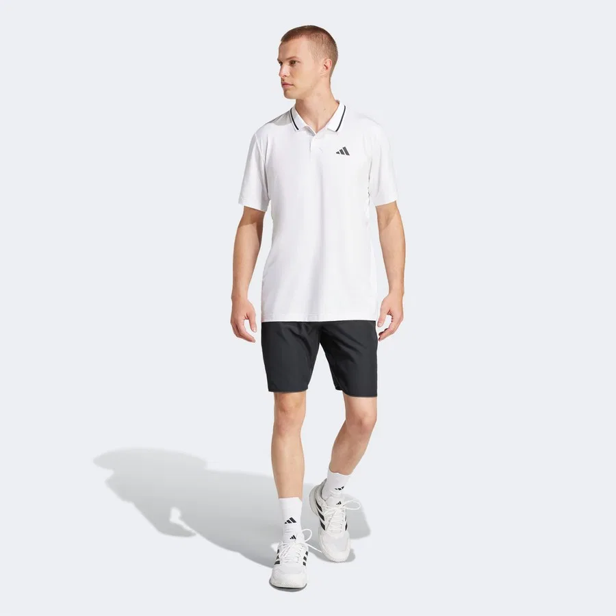 Мужское поло из пике с CLIMACOOL FreeLift Club Tennis Climacool Pique adidas, Белый — фото 4