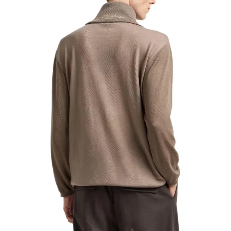 Мужской свитер Emporio Armani, Brown — фото 4