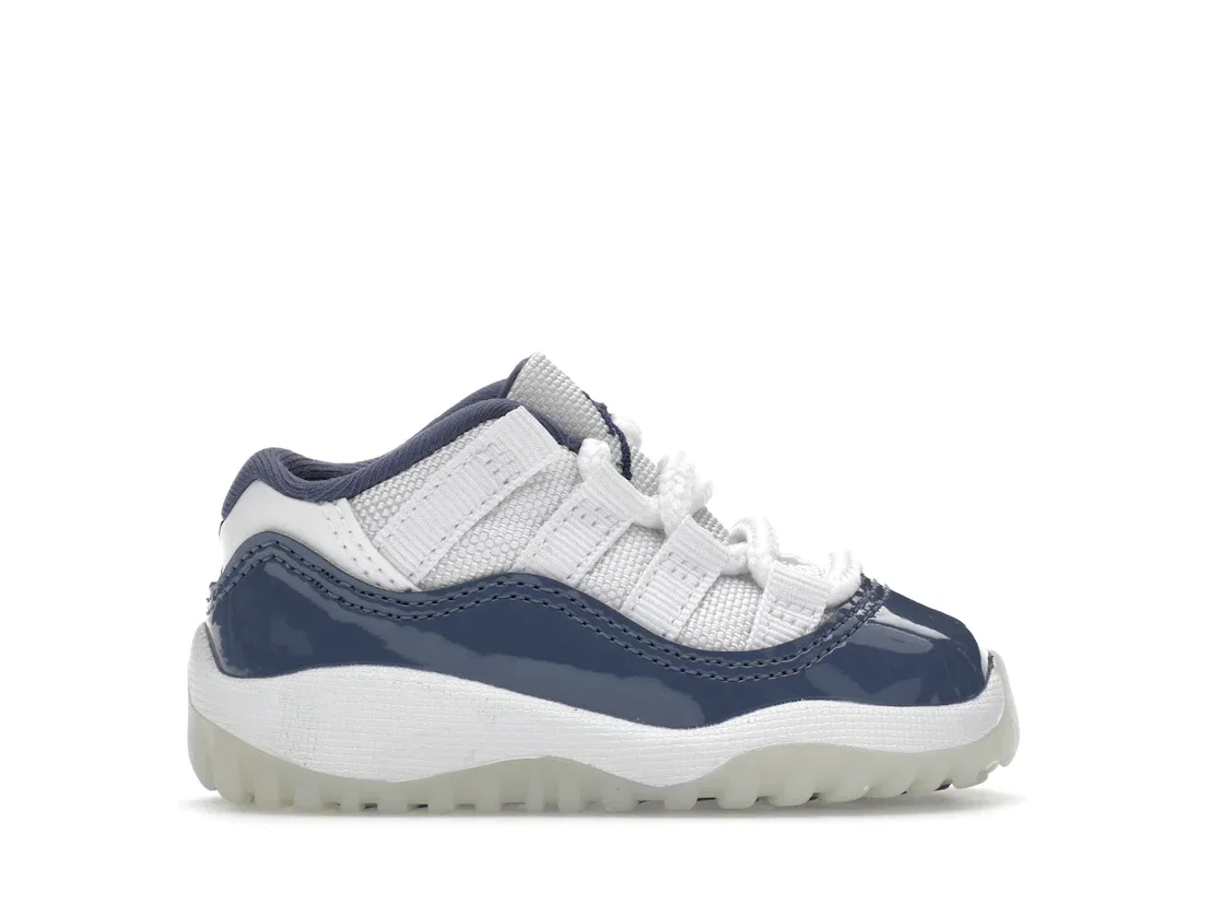 Детские кроссовки Lifestyle Jordan 11 Retro Low, White/Midnight Navy/Diffused Blue/Football Grey