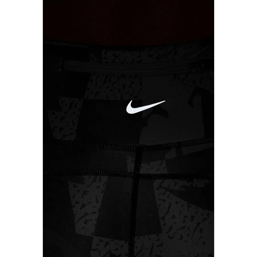 Спортивные леггинсы с принтом Epic Fast Mid-Rise Running, Nike, Черный — фото 3